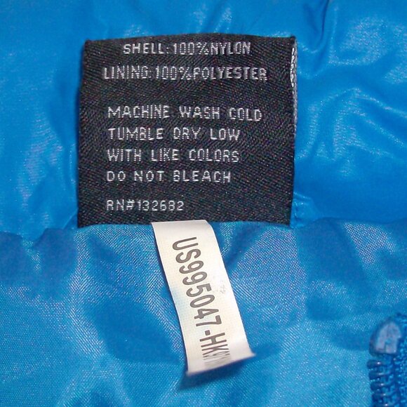 Original Deluxe Cobalt Blue Puffer Lightweight Jacket with travel bag Size L - Picture 9 of 12